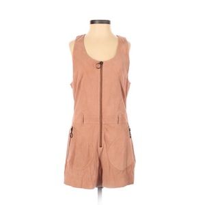 Free People suede romper